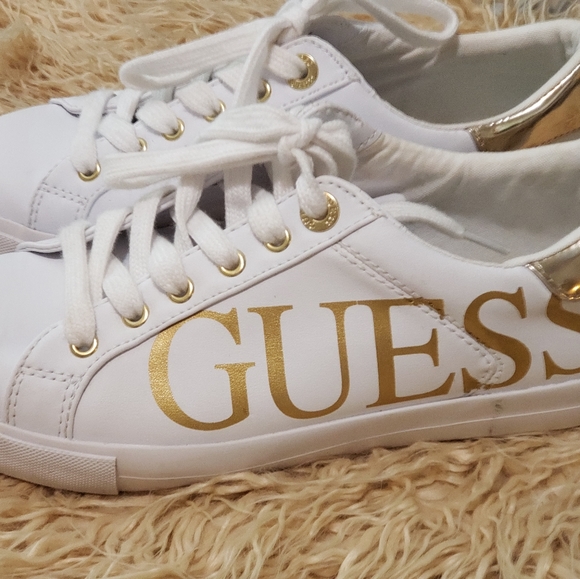 guess leather sneakers